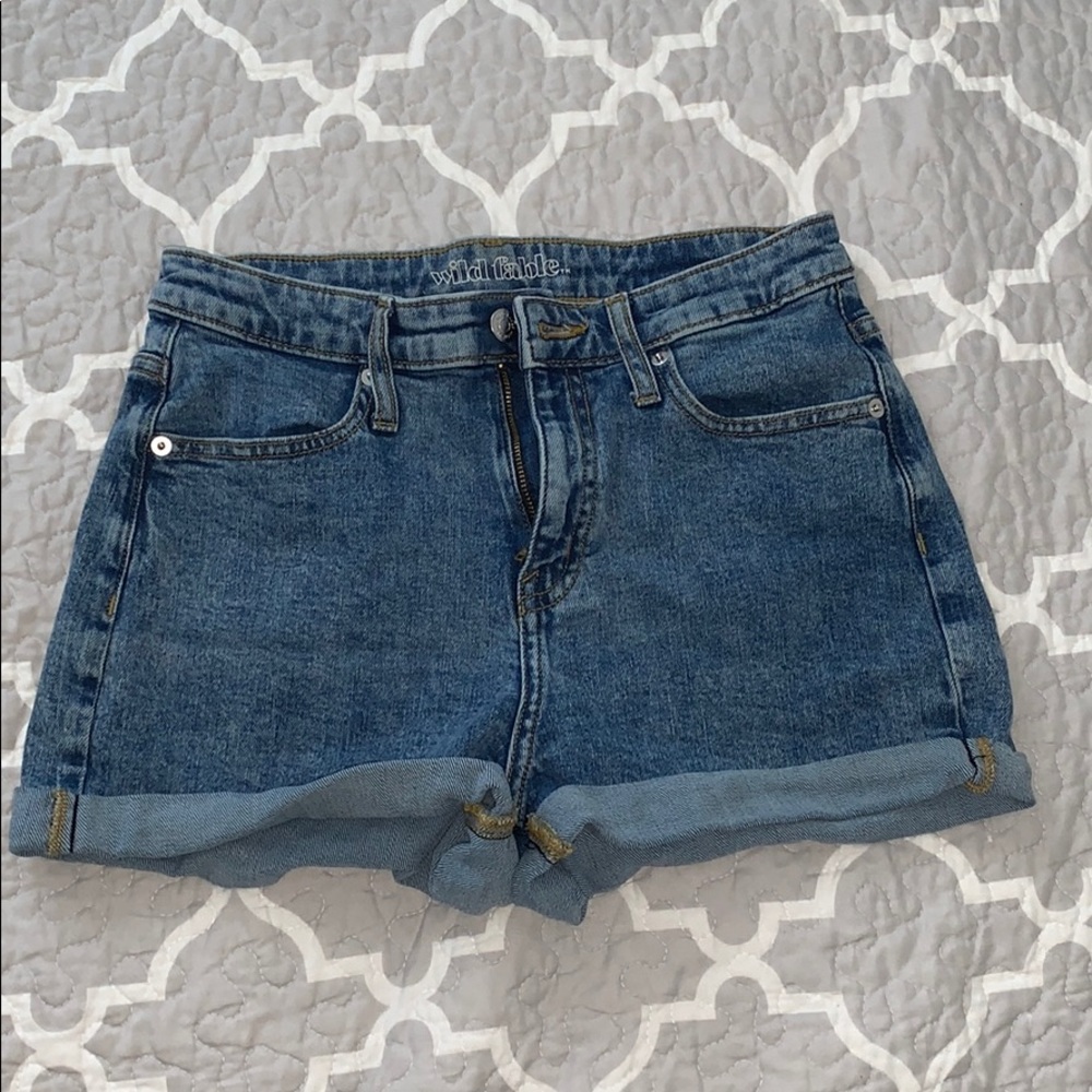 Blue jeans shorts